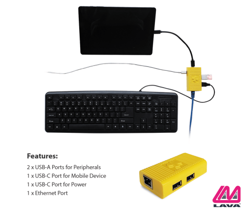 Charge-Plus LAN HUB features